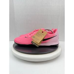 Nike Phantom GX II Academy Mens Size 12 Shoes Pink Indoor Turf Soccer Cleats NEW